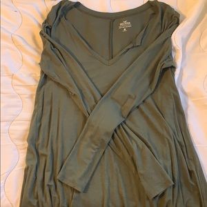 Hollister Olive Long Sleeve